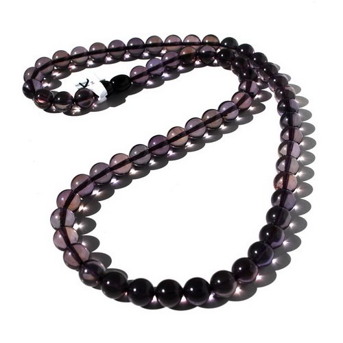 Necklace From Round Blue Caribbean Amber Balls: Date Of Manufacture: Brand NewCountry Of Origin: LithuaniaMaterial: Caribbean amberDimensions: 20 inches in length ball diameter 8 mmNecklace handmade from genuine Caribbean amber. Ideal round calibra