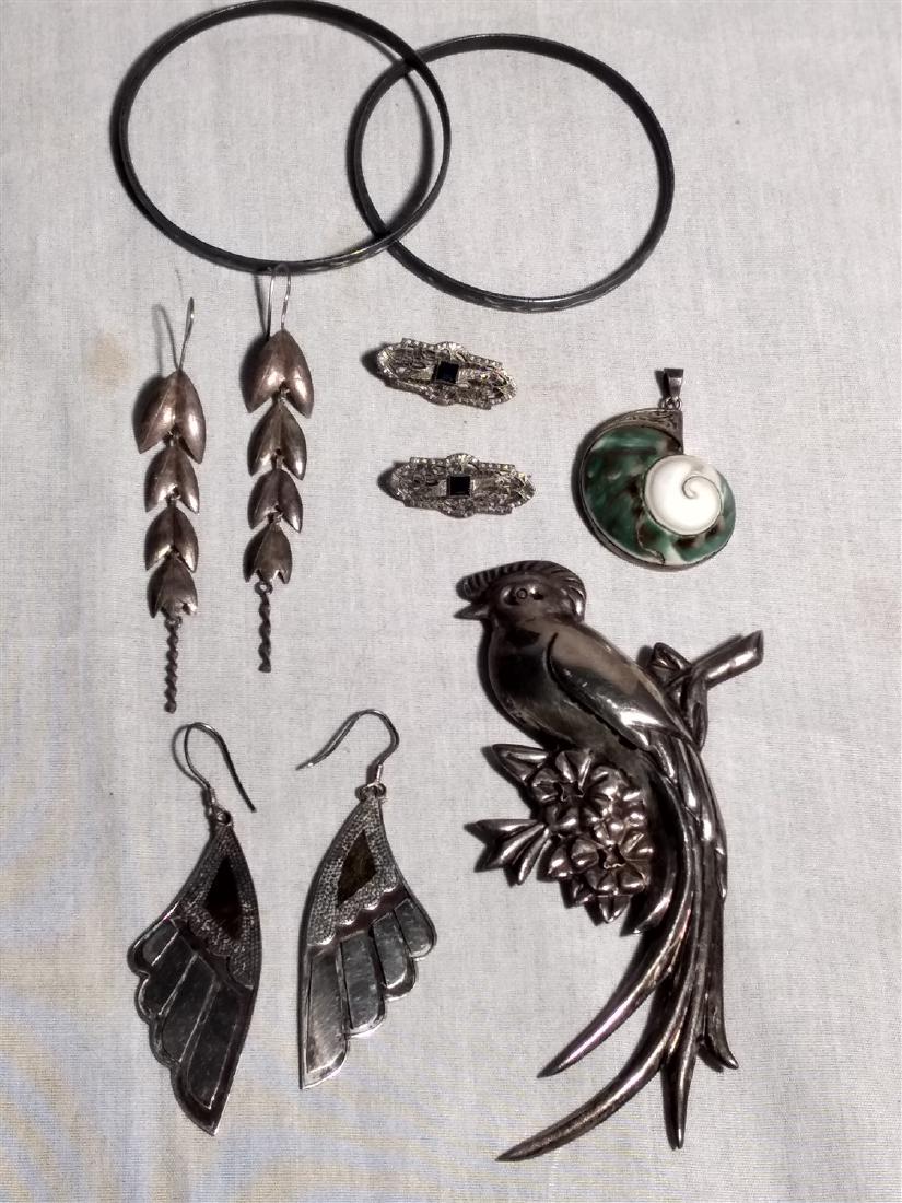 Jewelry Sterling Silver Pins/Brooches/Bangles/Pendant (1 of 6)