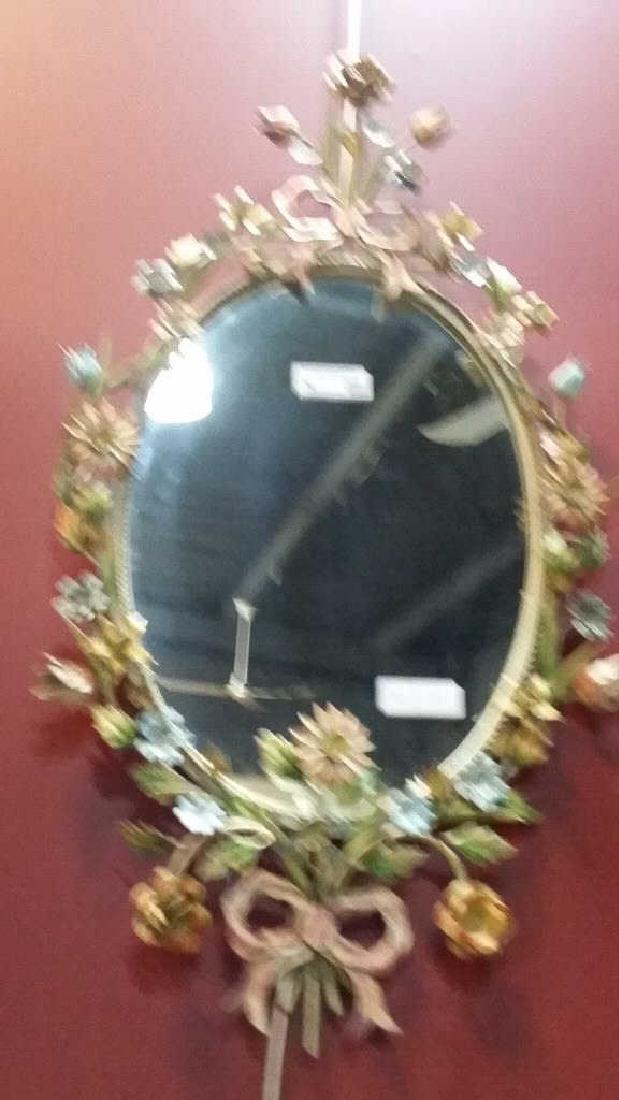 Mirror with Floral Iron Frame (1 of 6)