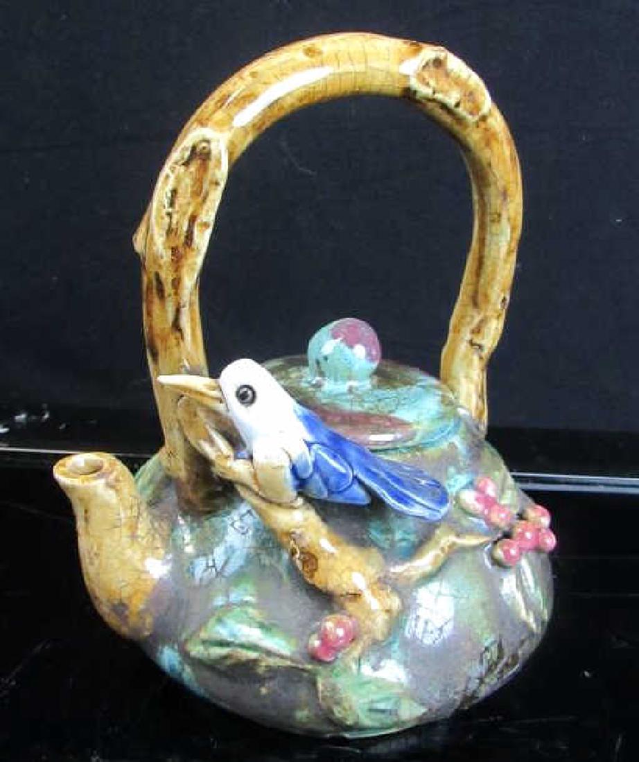 20th Century Teapot Bird Flower Design (1 of 12)