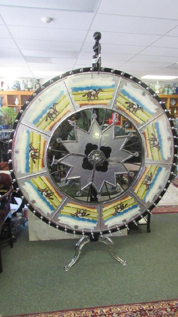 Large Horse Racing Design Gambling Wheel (1 of 10)