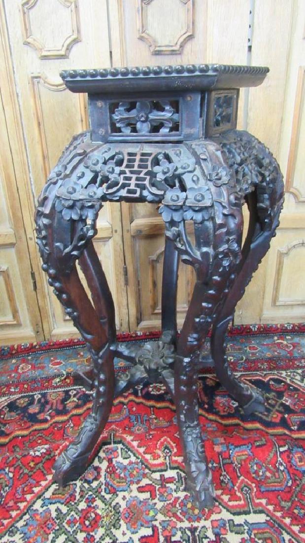 19th Century QingDynasty Chinese Rosewood Stand (1 of 7)