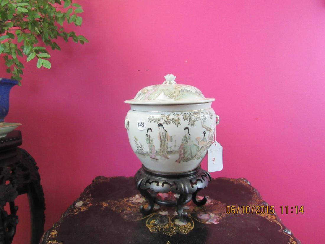 18th Century Enameled Porcelain Soup Tureen (1 of 8)