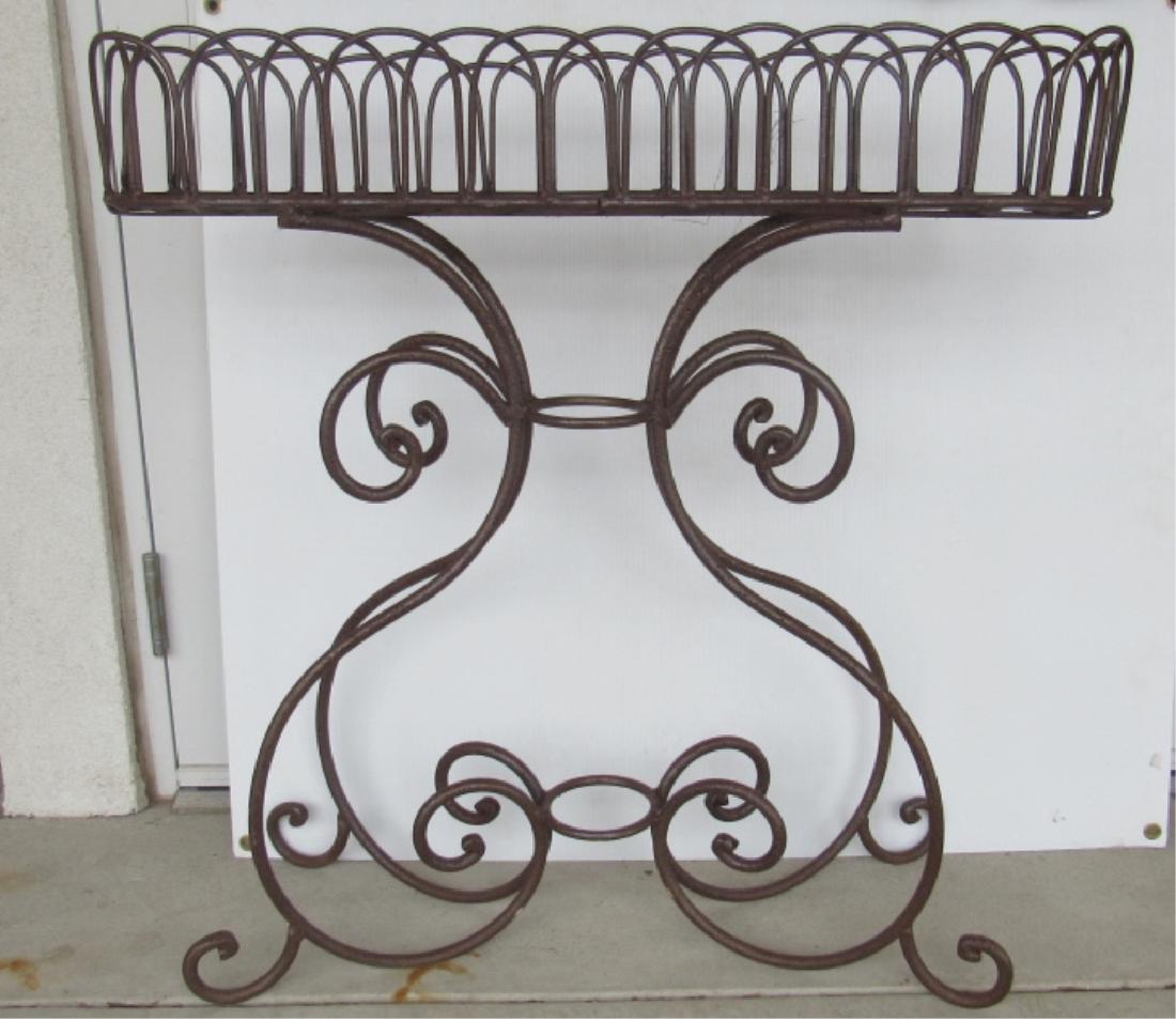 Vintage Iron Garden Plant Stands (1 of 6)