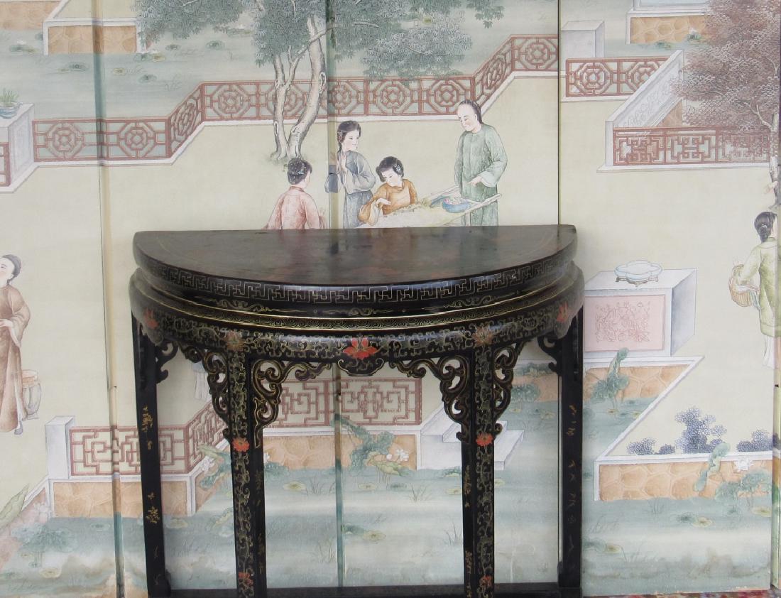 Carved Wood Hall Table (1 of 9)