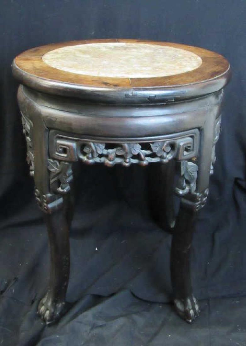 Qing Dynasty Rosewood Plant Stand (1 of 7)