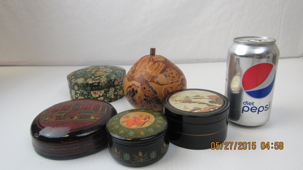 Asian Arts 5 Piece Jewelry Box Set (1 of 6)