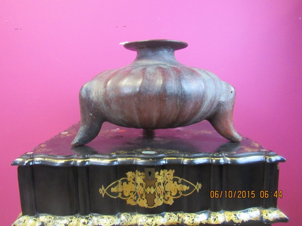 Chinese Han Dynasty Pumpkin Jar Vase (1 of 5)