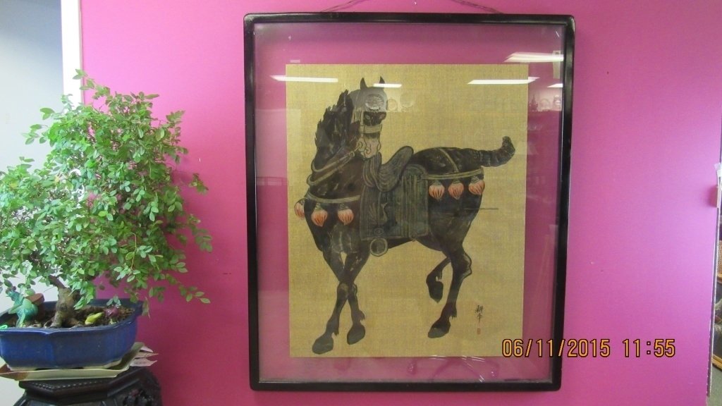 Chinese Tang Dynasty Horse Painting by Geng Liu (1 of 5)