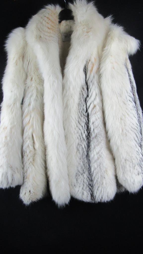 White Fox Fur Coat (1 of 2)