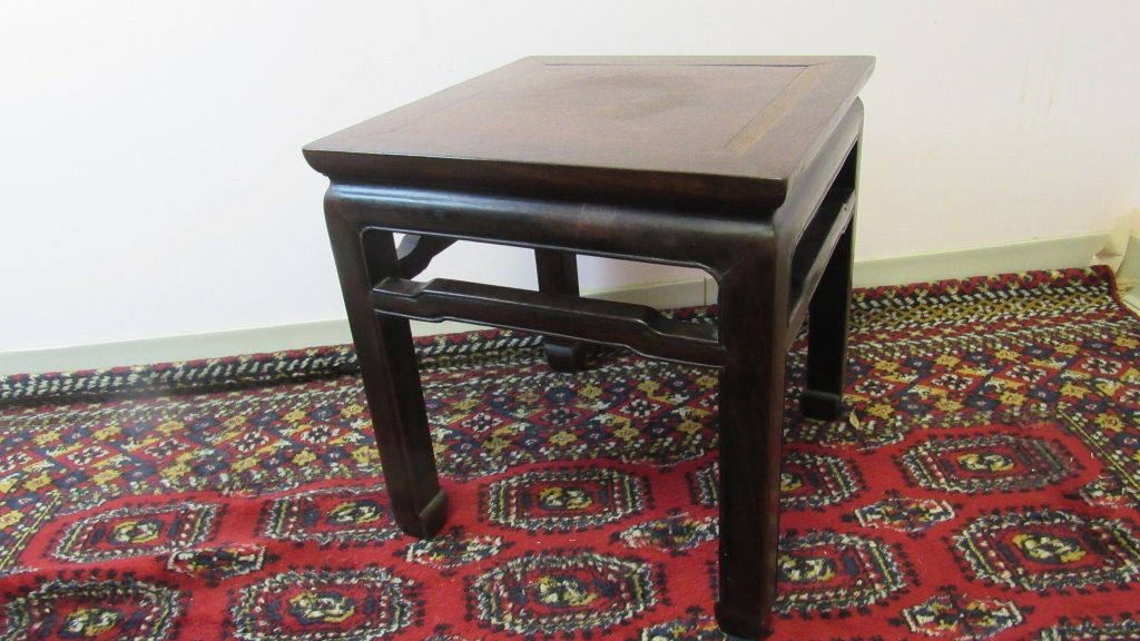 Huanghuali Wood Coffee Table: Huanghuali wood coffee table; Made out of prized Chinese Huanghuali wood (Golden Phoebe) High 18"