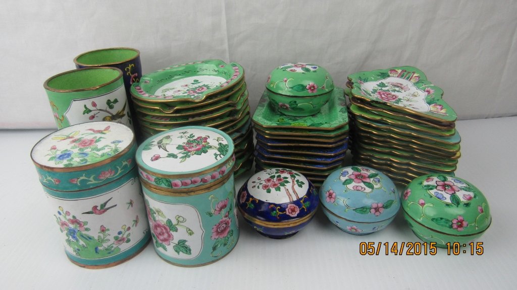 Asain Arts Cloisonne Set (1 of 10)