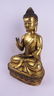 Chinese Gilded Bronze Statue of Buddha - 5