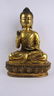 Chinese Gilded Bronze Statue of Buddha - 6
