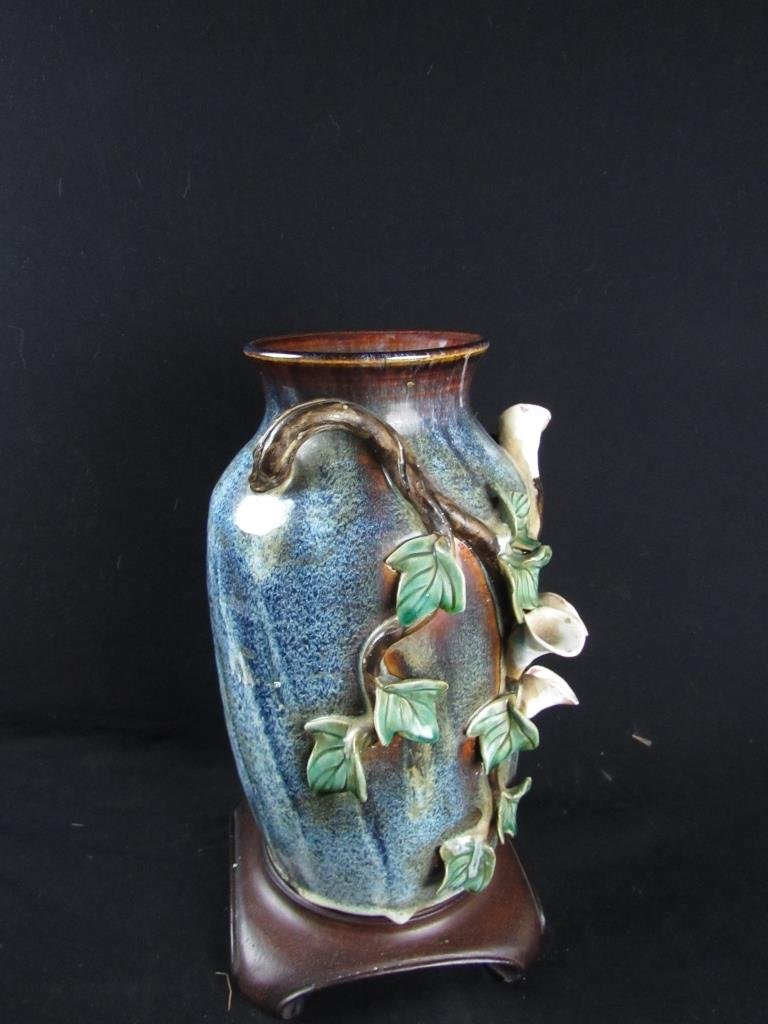 Very Old Glazed Pottery Vase (1 of 4)