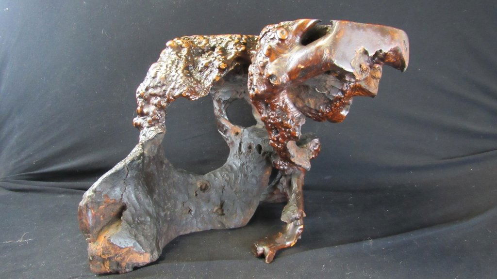 Very Old Tree Root Carved Stand (1 of 10)