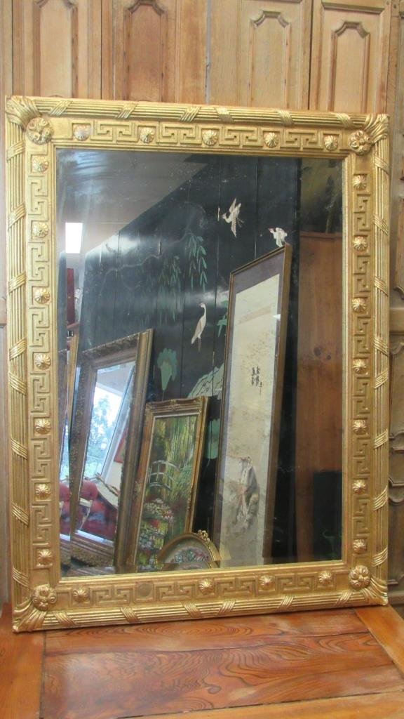 Ornately Framed Beveled Glass Mirror (1 of 9)
