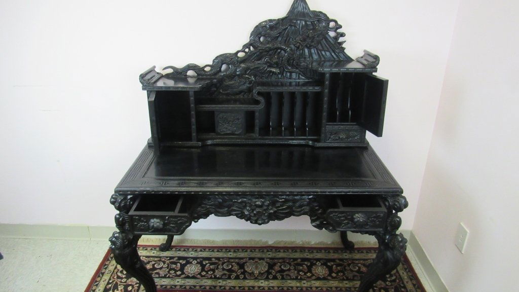 Qing Dynasty Desk with Dragons (1 of 7)