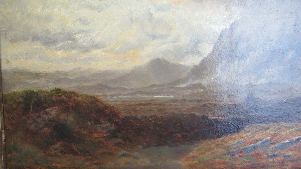 European Mountain Landscape Painting (1 of 6)