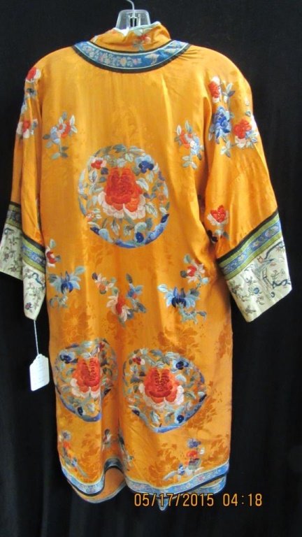 Qing Dynasty Womens Silk Coat Set (1 of 9)
