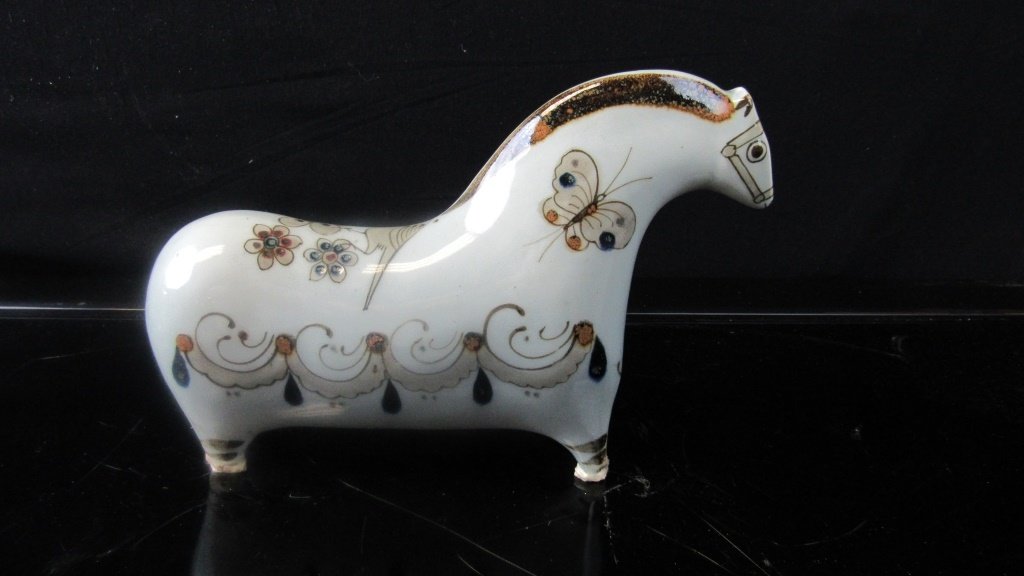 Mexican Enameled Porcelain Horse (1 of 7)