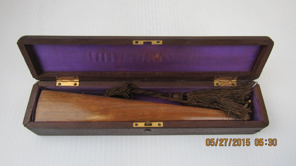 19th Century Incense Wood Fan (1 of 8)