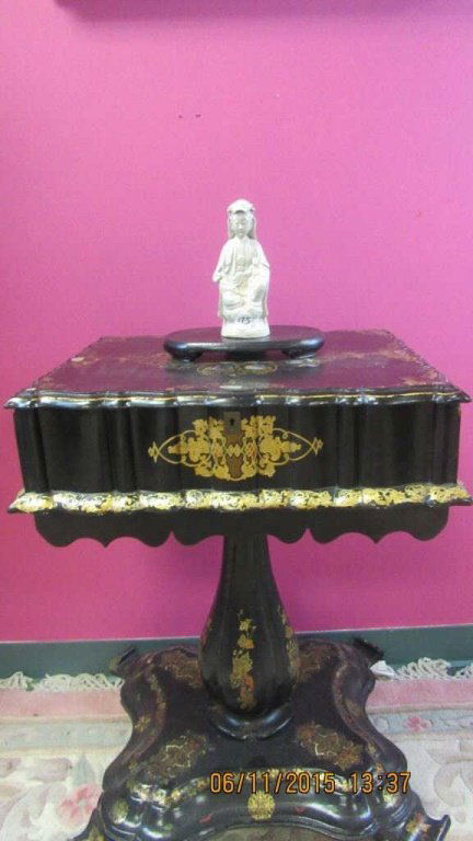 Victorian Side Table with Mother Of Pearl Inlay (1 of 8)
