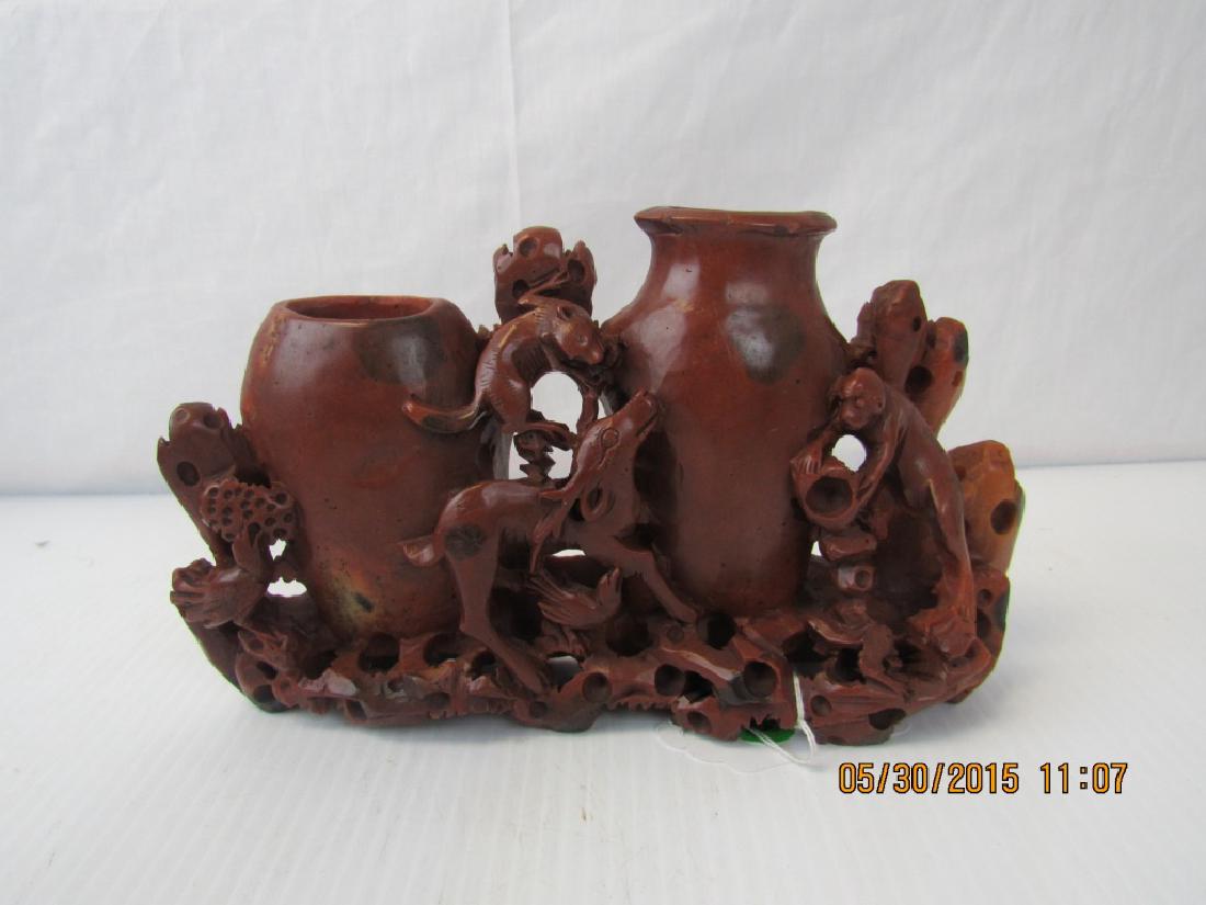 Very Old Chinese Soapstone Inkwell (1 of 8)