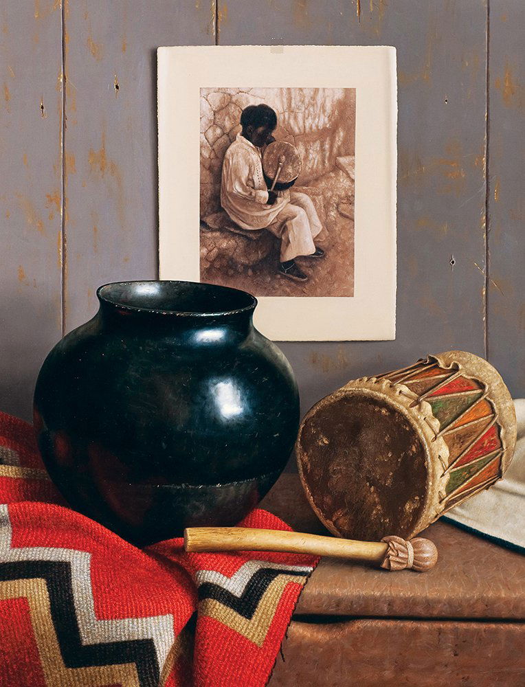 Light Thunder By William Acheff: William Acheff (b. 1947) Light Thunder 1996 Oil on linen 25 x 20 inches Signed lower right: 'WM Acheff' 1996'; verso:signed, titled and dated by artist Private Collection, Texas