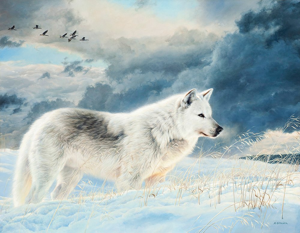 The Return By Nancy Glazier: Nancy Glazier (b. 1947) The Return Oil 28 x 36 inches Signed lower right: 'N. Glazier' Private Collection, Wyoming