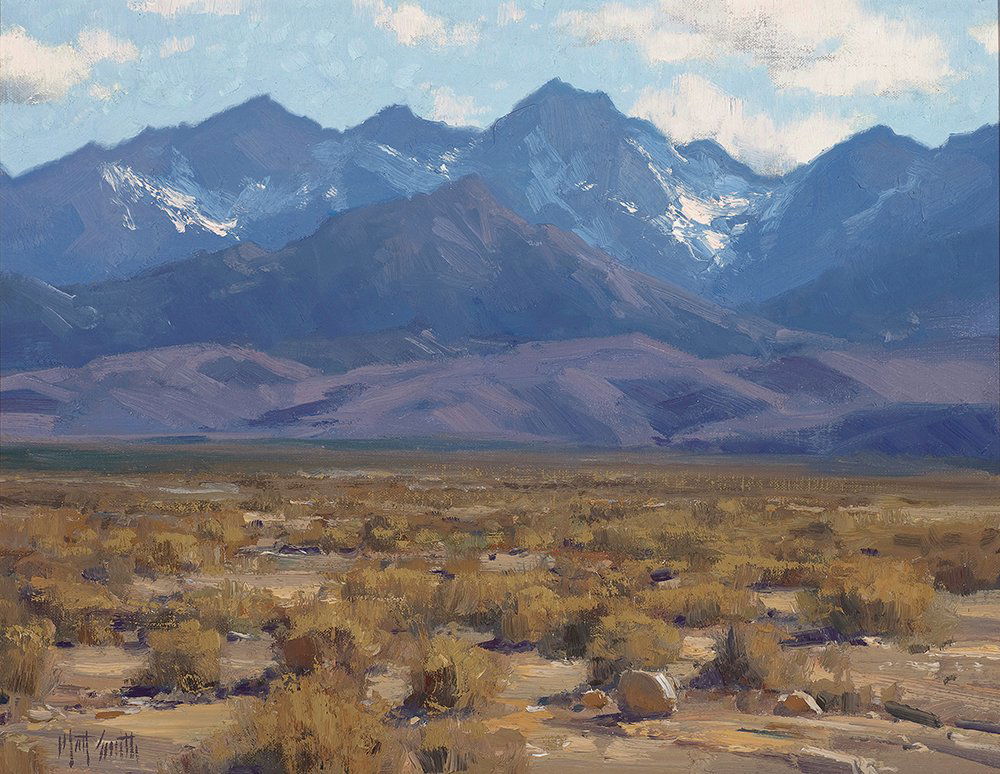 The Granite Wave By Matt Smith: Matt Smith (b. 1960) The Granite Wave 2000 Oil 14 x 18 inches Signed lower left: 'Matt Smith'; verso: signed and titled by artist Private Collection, Colorado