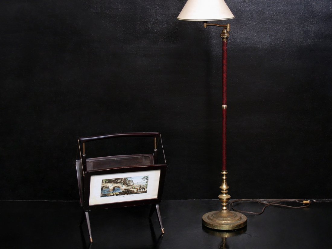 LOTTO COMPOSTO DA: LAMPADA DA TERRA + PORTARIVISTE (1 of 1)