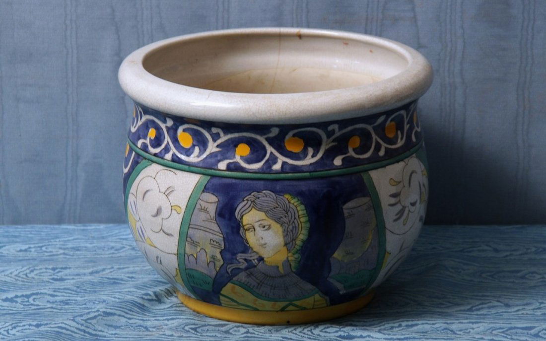 LOTTO DI 2 PORTA BON BON, 2  CACHEPOT E 1 CIOTOLA (1 of 4)