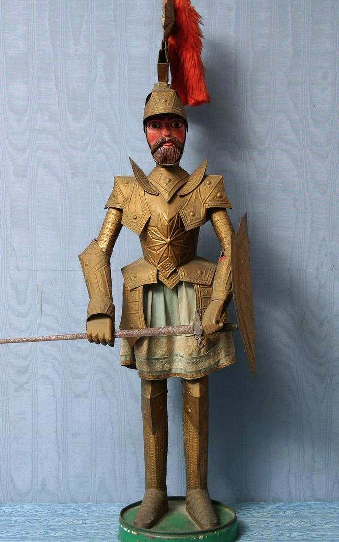MARIONETTA ( PUPO) CATANESE: “RINALDO”,manifattura siciliana del 900, h cm 125