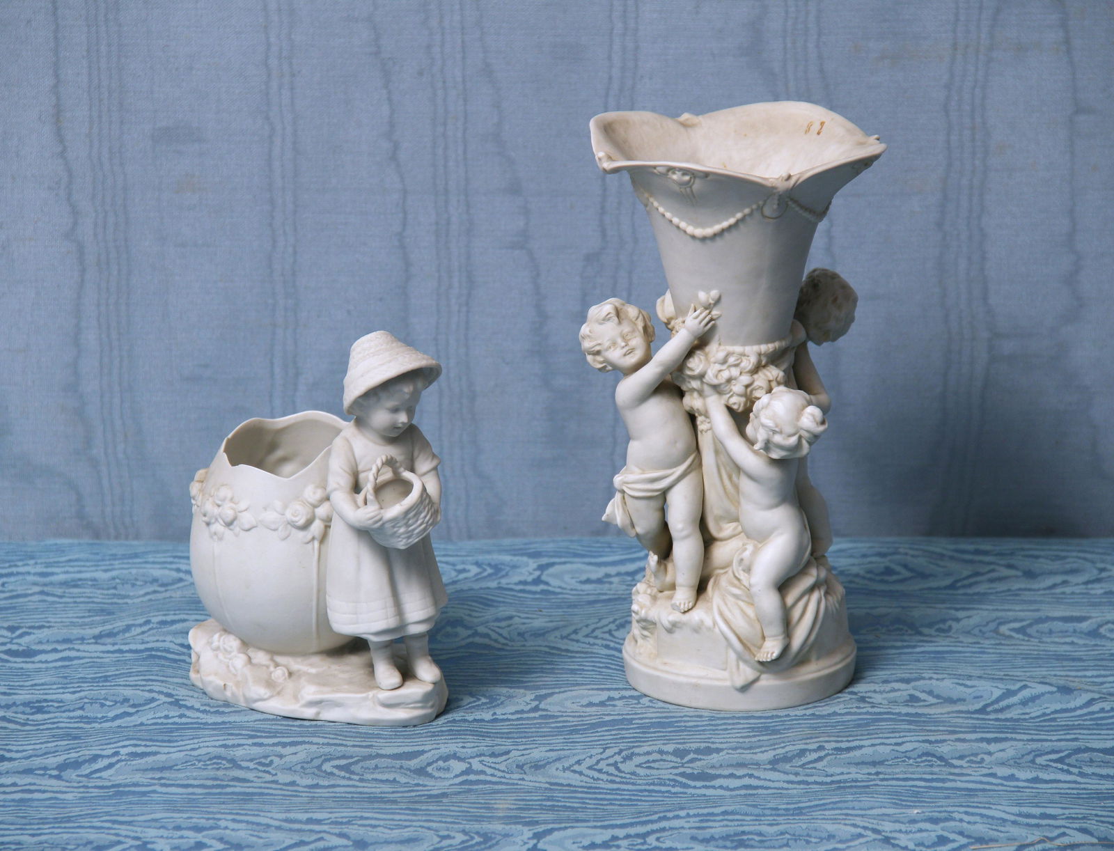 LOTTO DI 2 SCULTURE in biscuit (1 of 1)