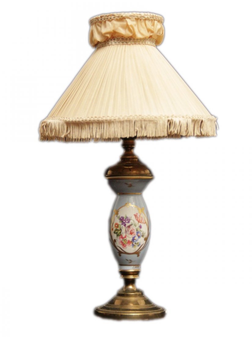 LUME: porcellana di Limoges,Francia, XX secolo ,h cm 45 x 26