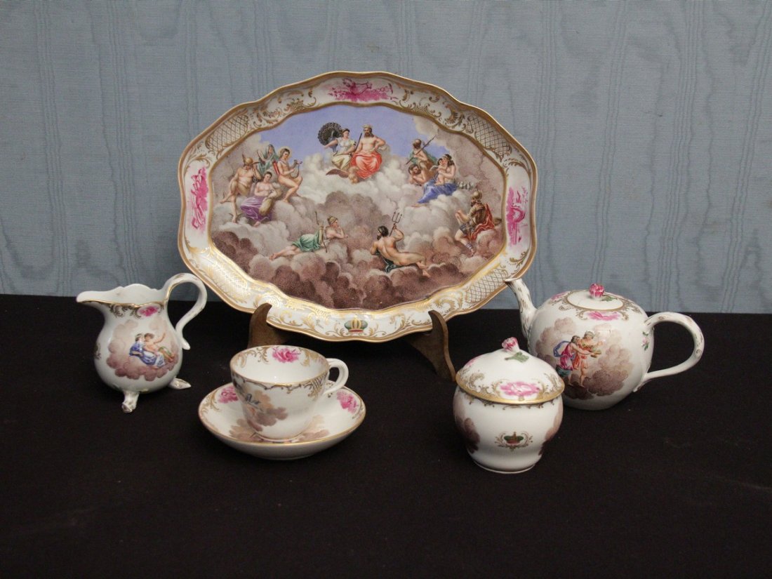 SERVIZIO DA TE,  EGOISTE IN PORCELLANA DI MEISSEN (1 of 4)