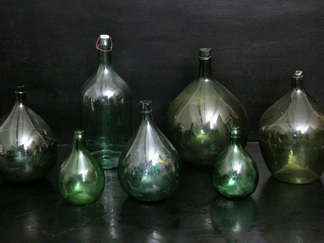 LOTTO 7 BOTTIGLIONI: in vetro,diverse misure