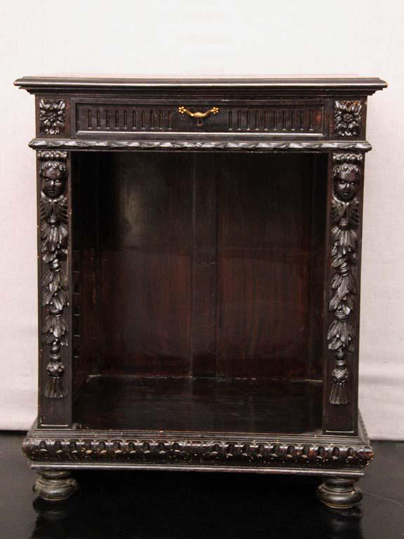 CARTIERA: in stile rinascimento, primi 900, Sicilia h cm 85 x 71 x 45