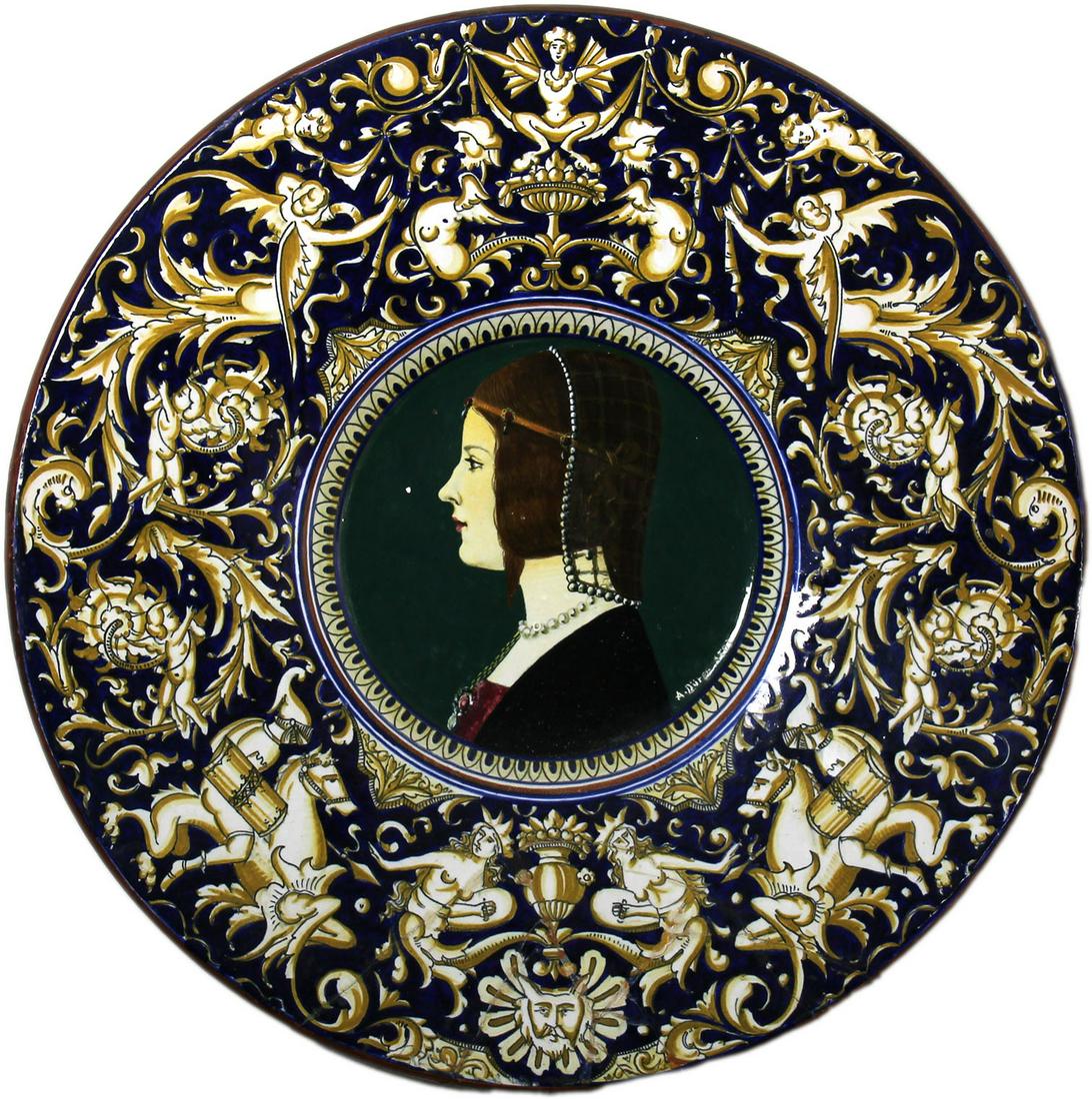 LOTTO DI 2 PIATTI DA PARATA (1 of 2)