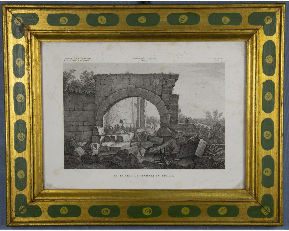 STAMPA LE ROVINE DI TINDARI: XX SECOLO. MIS 19 X 29 CM/ 40 X 50 CM