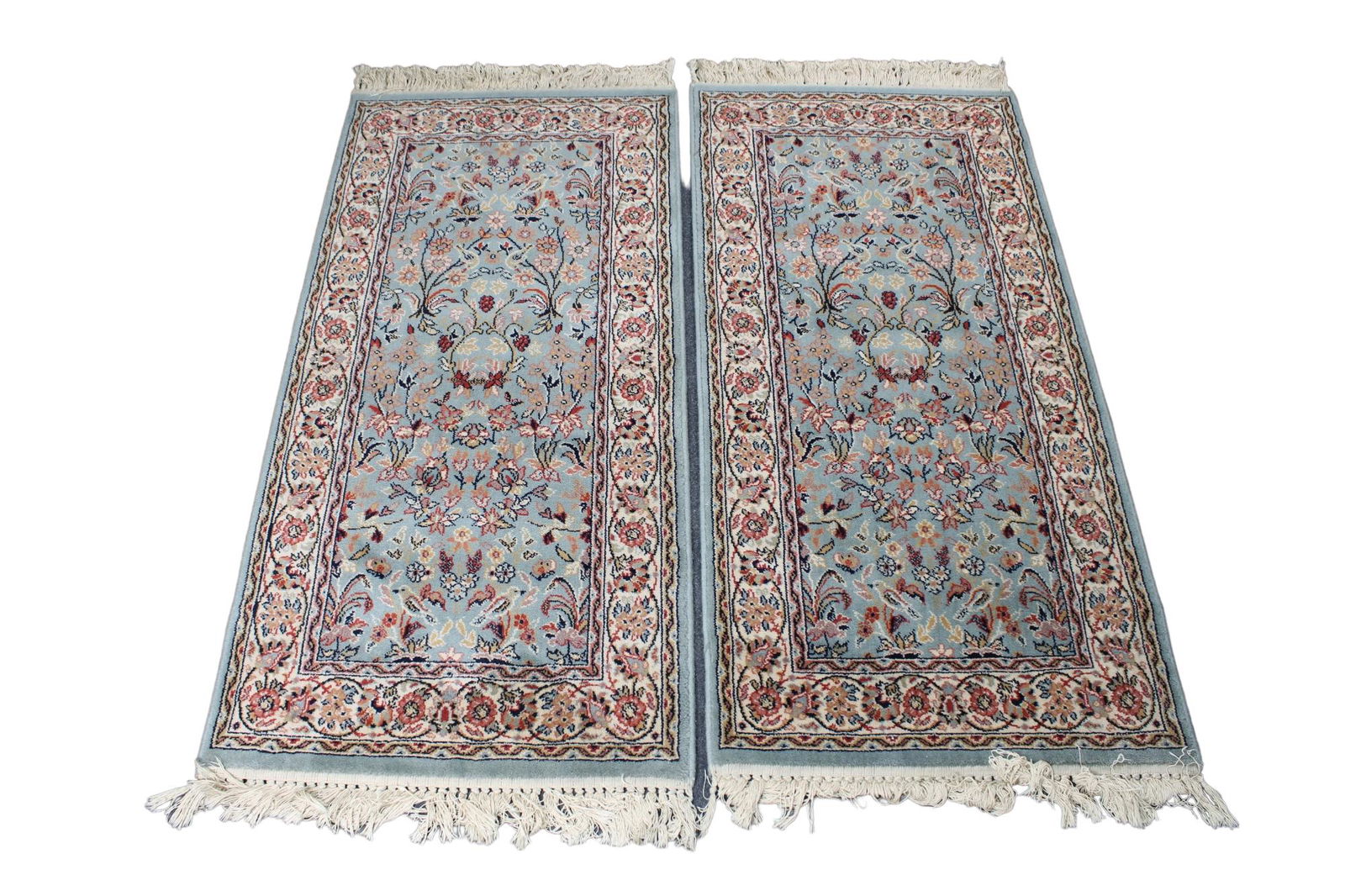 COPPIA DI SCENDILETTO: vello in lana h cm 163 x 70