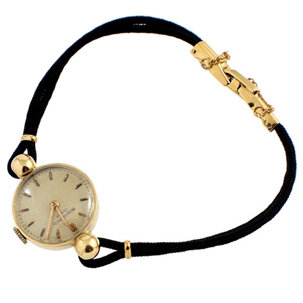 14KYG LADIES PATEK PHILIPPE 18J 1940S WRIST WATCH (1 of 1)