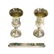 3 PCS JUDAICA STERLING KIDDUSH CUPS & MEZUZAH CASE