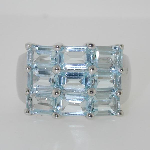 18 CT BLUE TOPAZ AND AMET 14K 25GR
