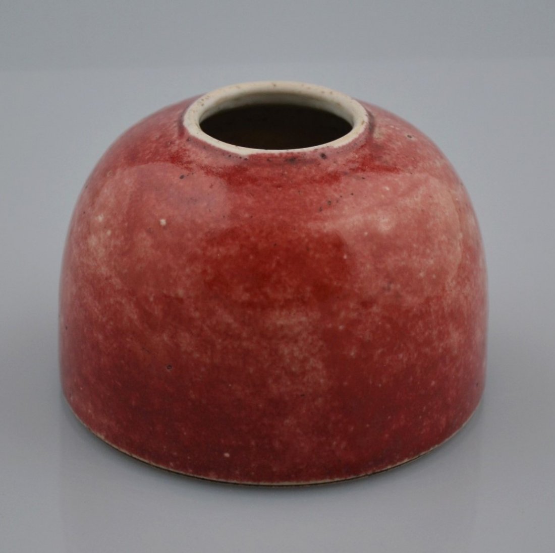 KANGXI MARK, A COWPEA RED WATER POT (1 of 3)