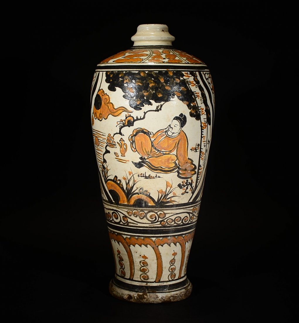 A CIZHOU WARE MEIPING VASE (1 of 6)