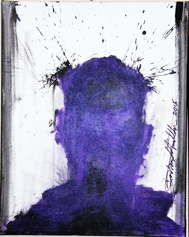 "Shadowman" Painting by Richard Hambleton (1 of 2)