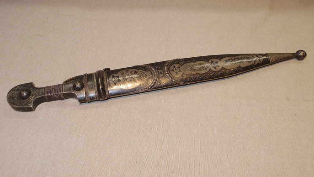 Russian Silver Dagger Kindjal (1 of 6)