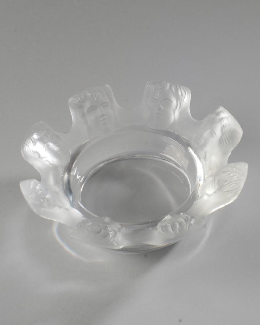 Lalique St. Nicholas Cherub Face Dish (1 of 2)